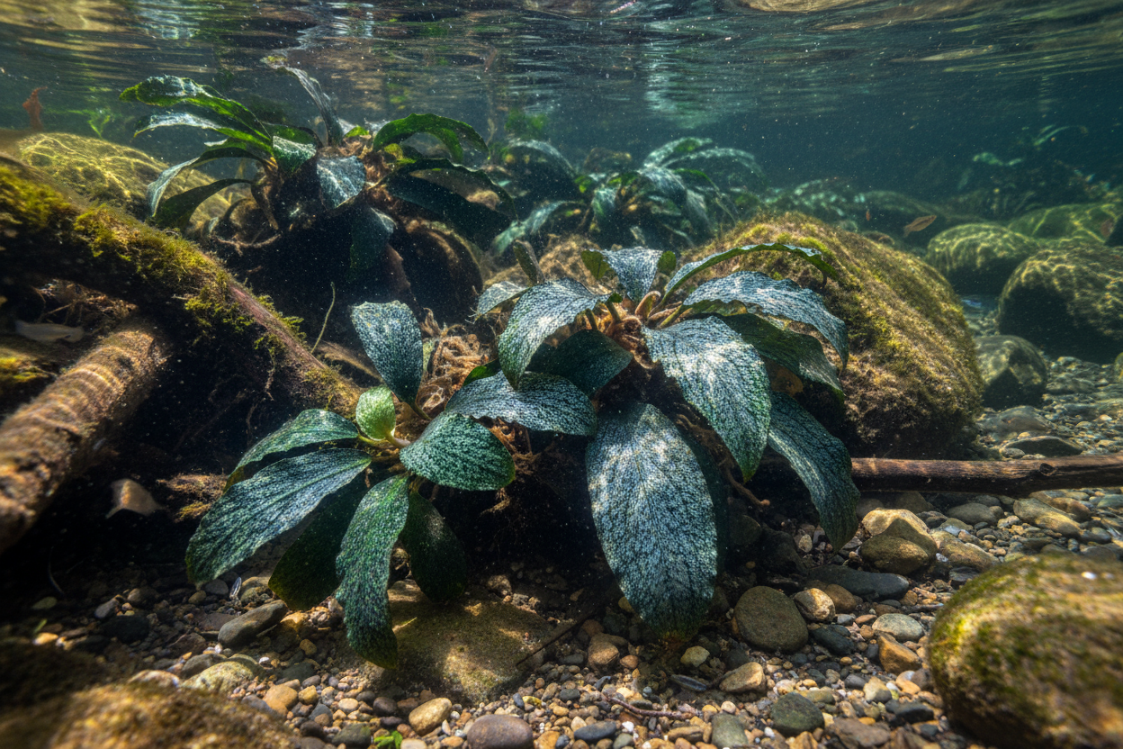 Bucephalandra: A Rare Indonesian Aquatic Plant Facing Extinction