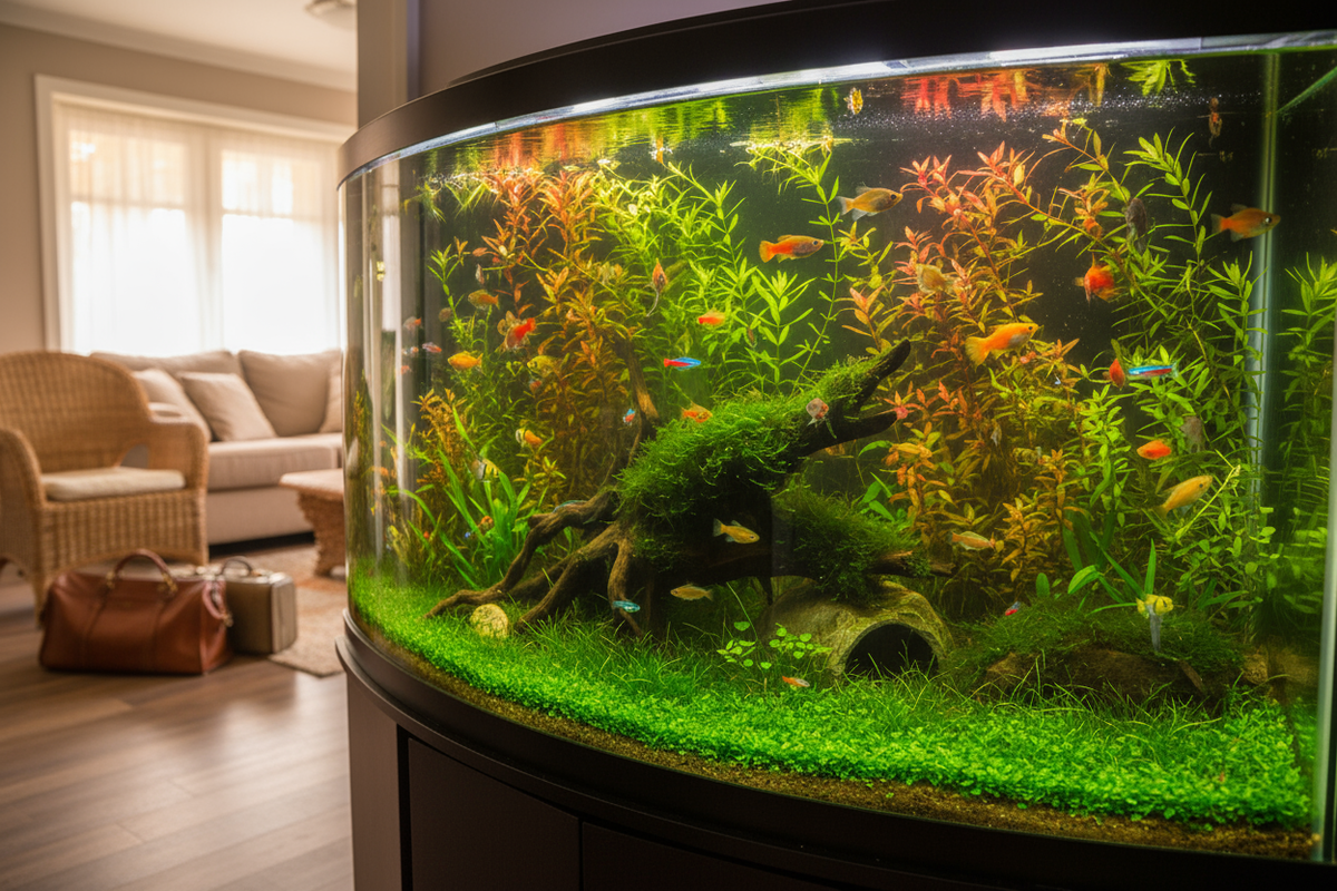 Tips for Keeping Your Aquarium Fish & Plants Healthy While on Vacation