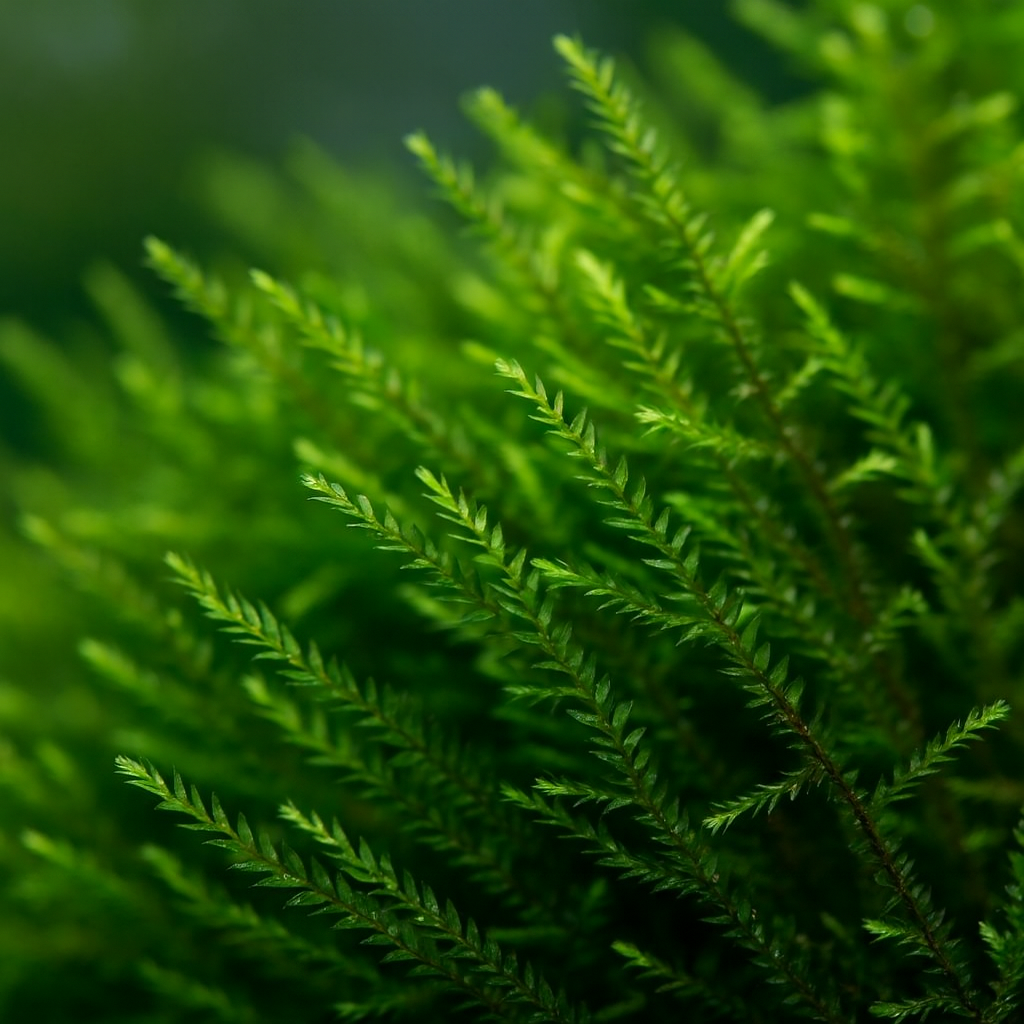 Fontinalis aquatic moss for freshwater aquariums and natural planted aquascapes
