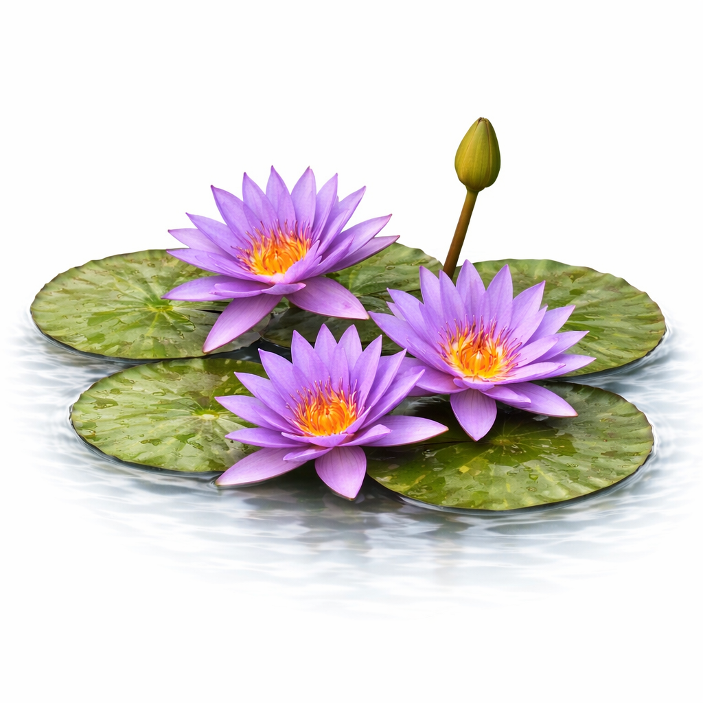 Nymphaea Director George T. Moore | Violet-Purple Tropical Water Lily
