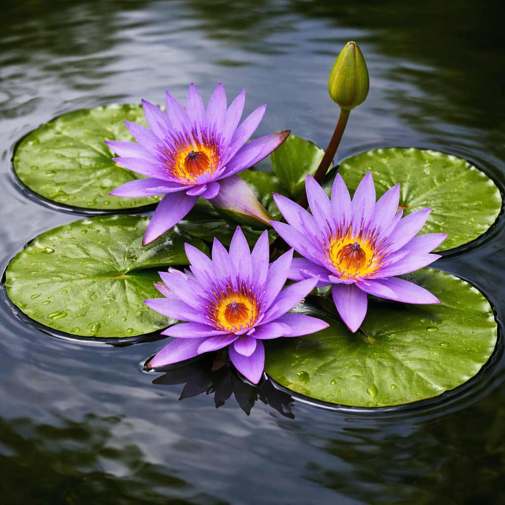 Nymphaea Director George T. Moore | Violet-Purple Tropical Water Lily