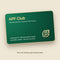 APF Club yearly membership card