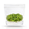 Hydrocotyle tripartita 'Mini Variegated' vitro culture tissue aquarium plant in a sealed clear pouch.