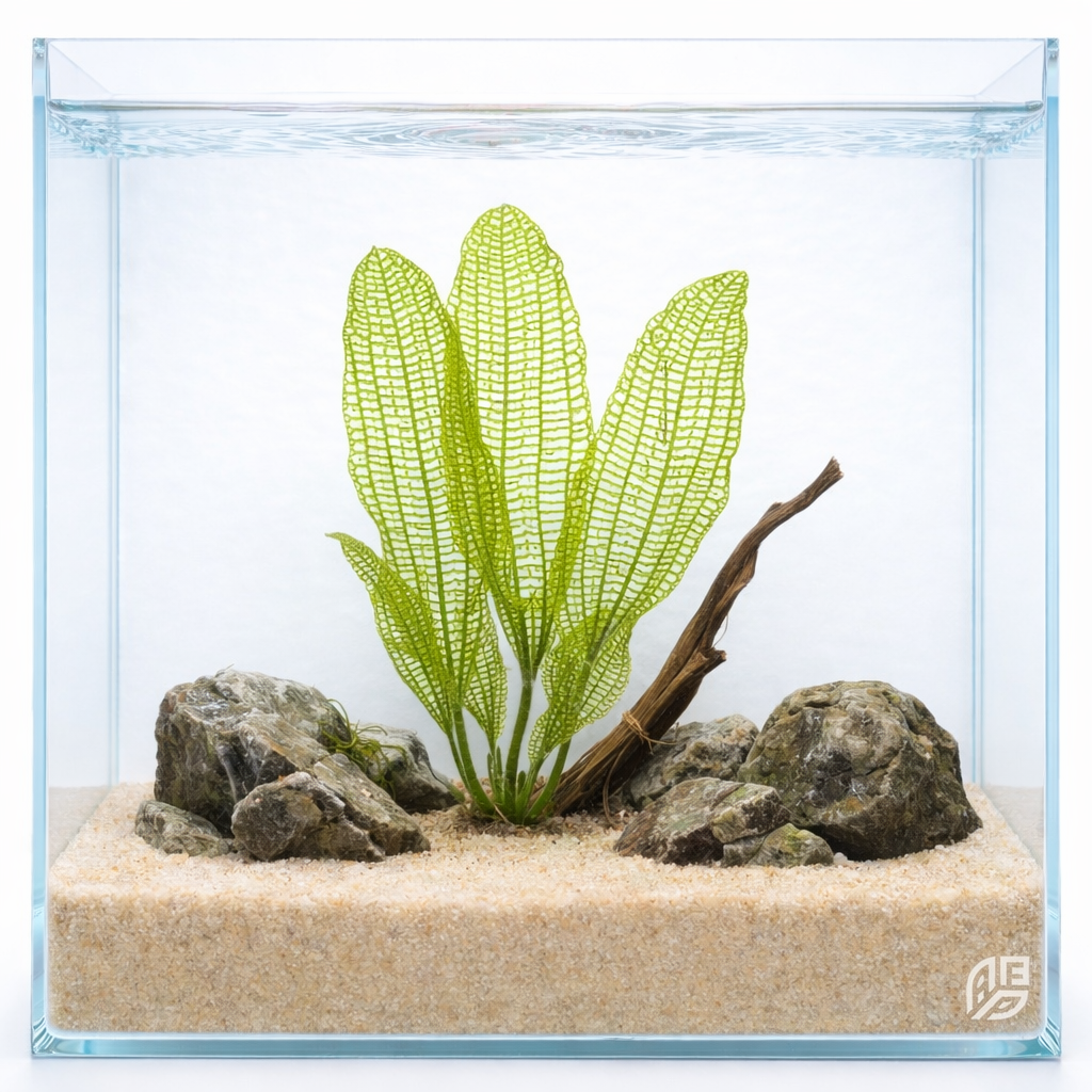 Madagascar Lace Plant Aponogeton madagascariensis rare lace-leaf aquatic plant